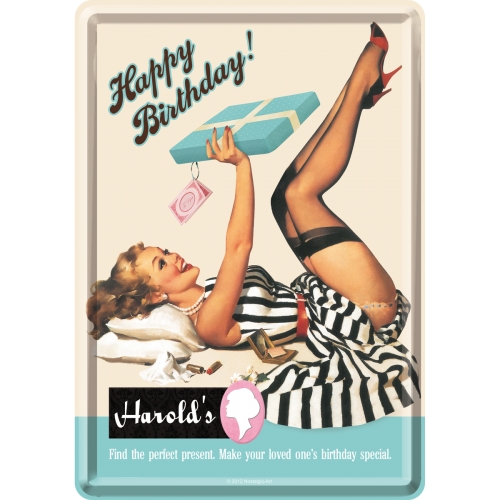 Cartolina Happy Birthday (Harold's) - 10x14 cm
