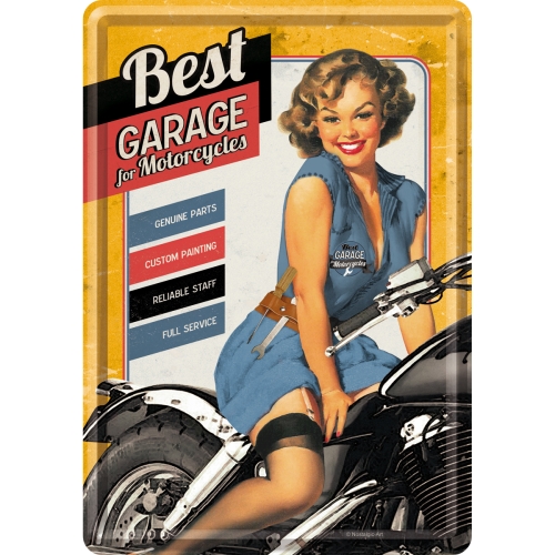 Cartolina Best Garage - 10 x 14 cm