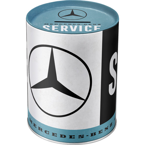 Salvadanaio in metallo 10 x 13 cm Mercedes-Benz Service