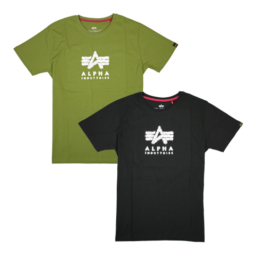Alpha Industries T-Shirt GRUNGE LOGO T