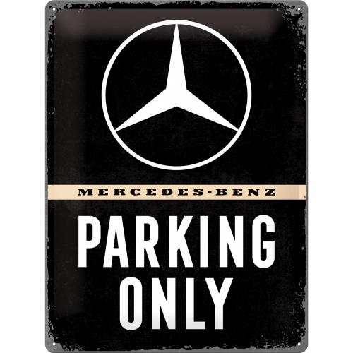 Cartello Mercedes-Benz Parking Only - 30x40 cm