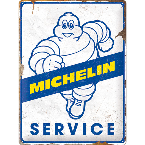 Cartello Michelin Service - 30x40 cm