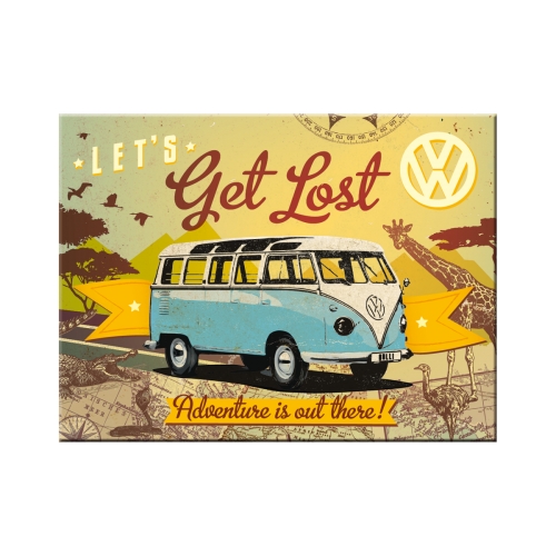 Magnete Volkswagen - Let's Get Lost - 6x8 cm