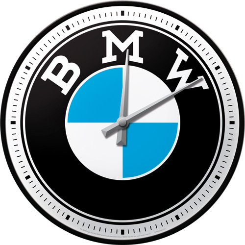 Orologio da parete BMW Logo, diametro 31 cm