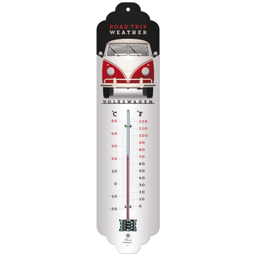 Termometro Volkswagen Road Trip Weather, 6,5 x 28 cm