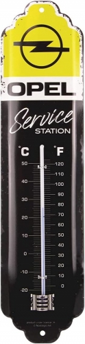 Termometro Opel - Service Station, 6,5 x 28 cm.