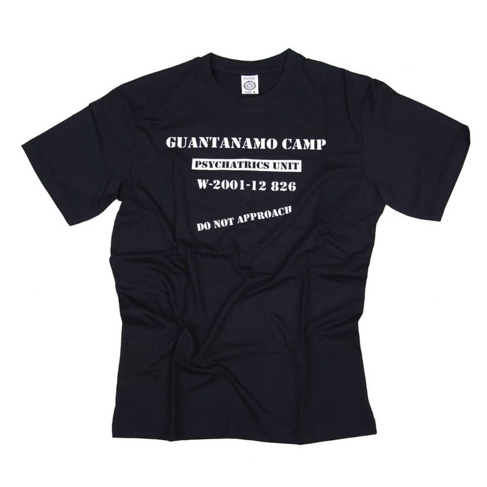 T-Shirt GUANTANAMO - Black